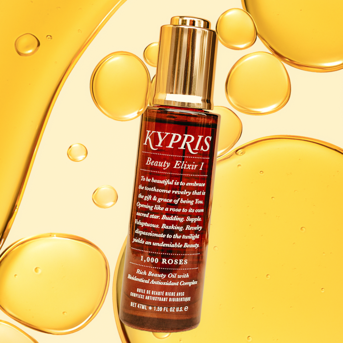 Beauty Elixir I: 1,000 Roses - Rich Moisturizing Face Oil