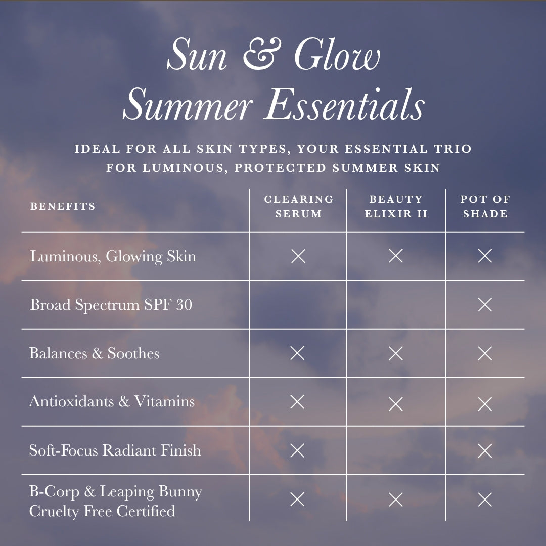 Sun &amp; Glow Summer Essentials