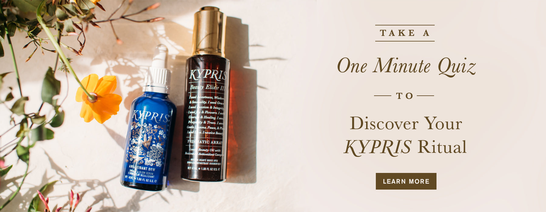 Take a One Minute Quiz to Discover Your KYPRIS Ritual