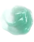 Cerulean Mask translucent blue gel texture.